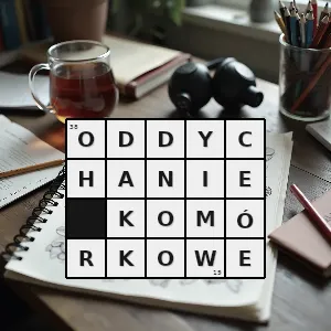 Hasło krzyżówkowe wielostopniowy biochemiczny proces utleniania związków organicznych związany z wytwarzaniem energii użytecznej metabolicznie - oddychanie komórkowe – rozwiązanie, synonimy, podpowiedzi i definicje krzyżówkowe